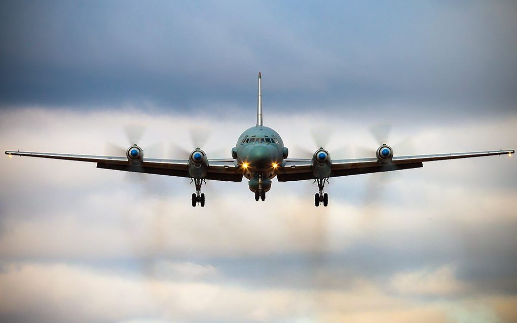 Een Russische IL-20M, het type dat is neergehaald. beeld AFP