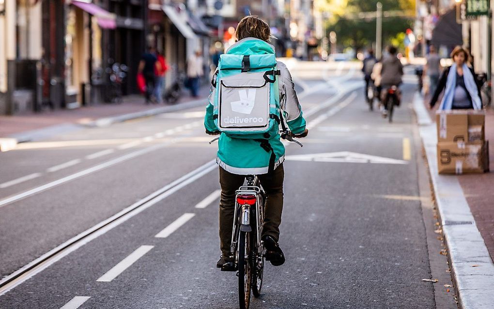 Bezorger van Deliveroo. beeld ANP