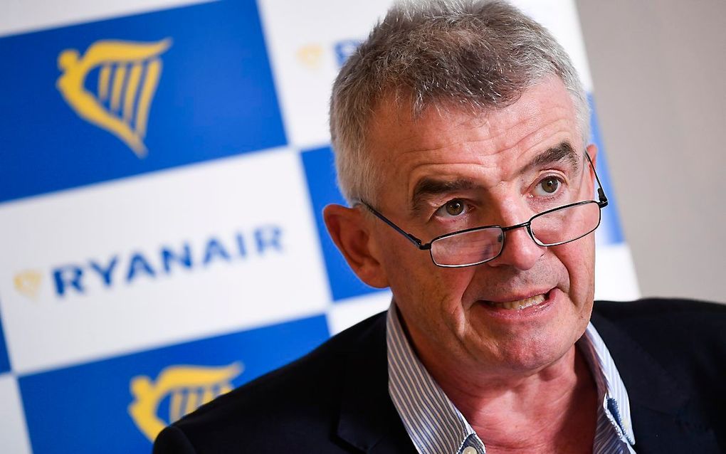 Ryanair-baas Michael O’Leary. beeld AFP