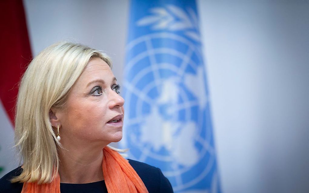 Oud-minister Hennis, nu VN-gezant in Irak. beeld ANP