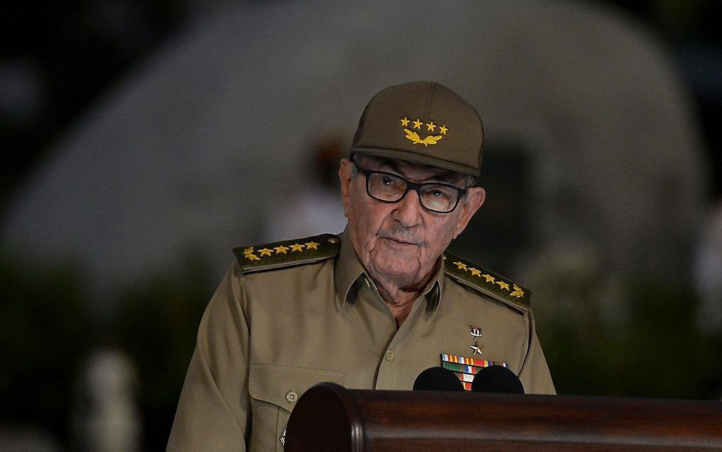 Raúl Castro. beeld AFP