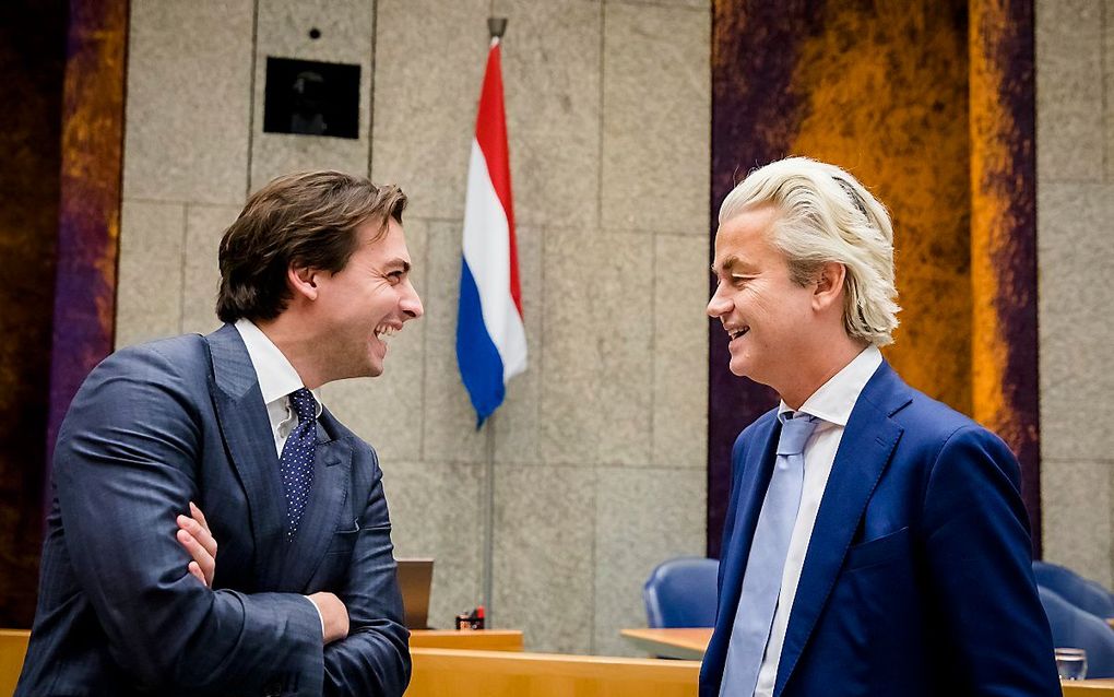 Baudet (l.) en Wilders. beeld ANP