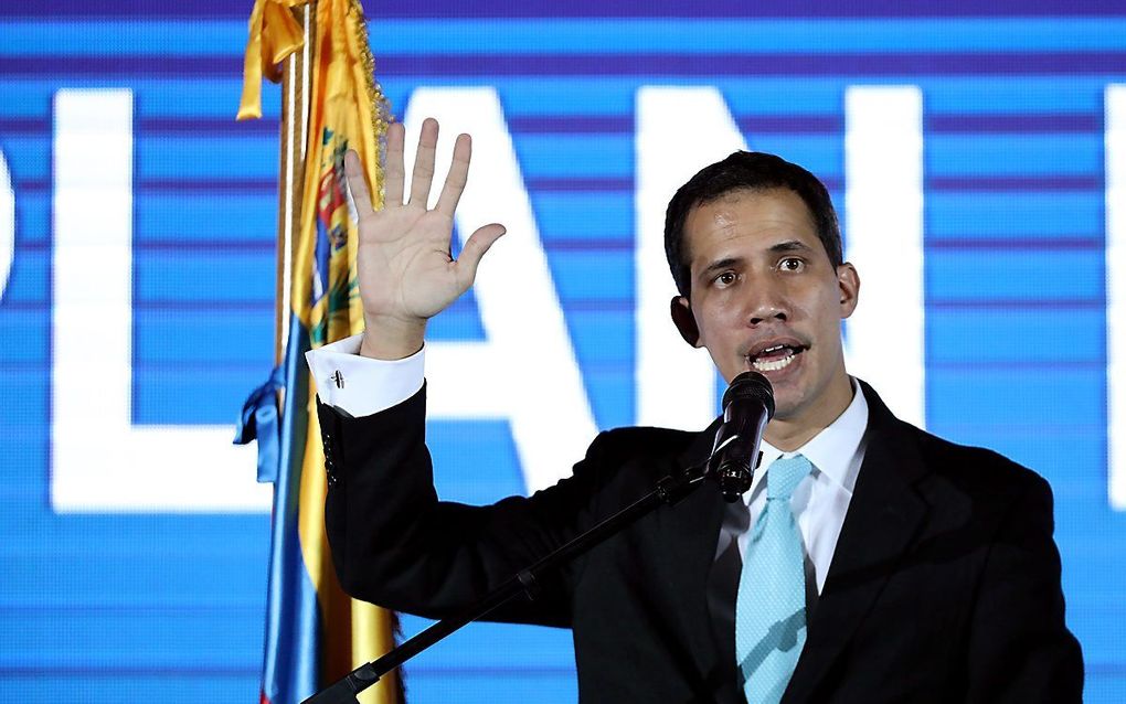 Juan Guaidó. beeld EPA