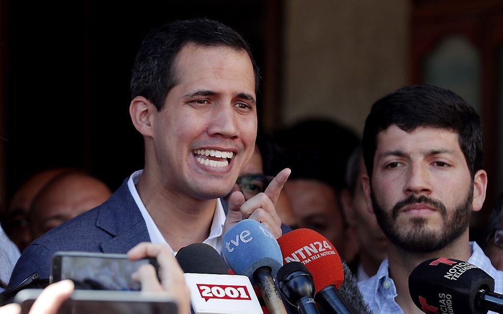 Guaidó. beeld EPA