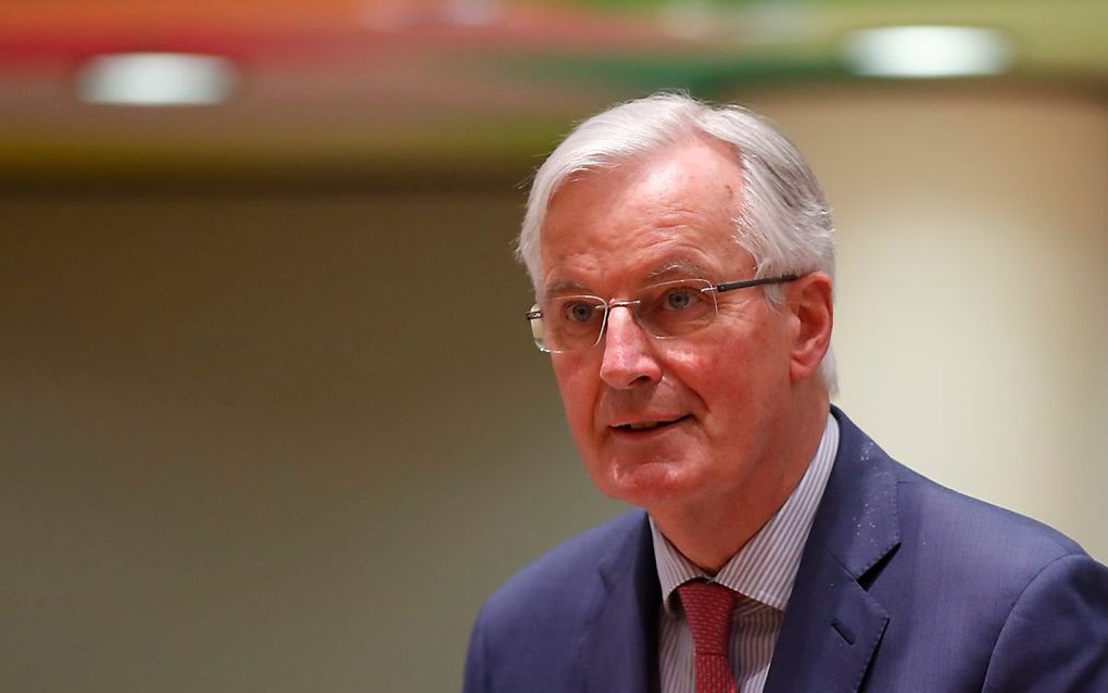 EU-onderhandelaar Michel Barnier. beeld EPA