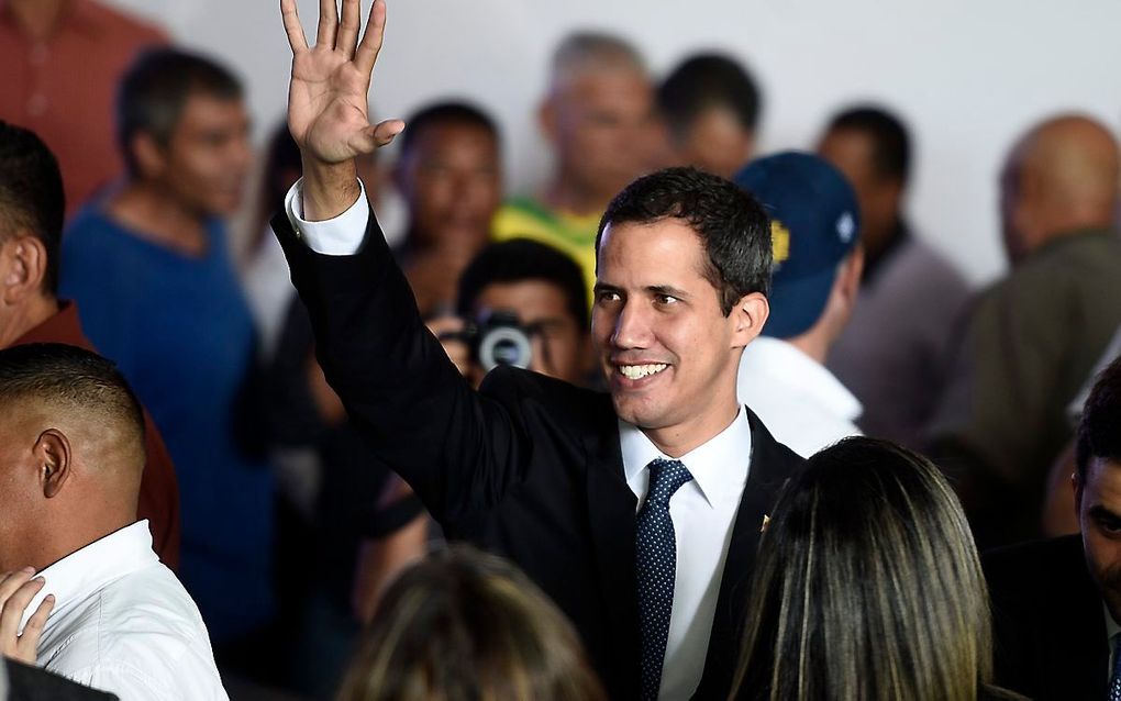 Guaidó. beeld AFP