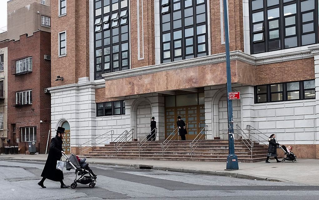 Joden in Brooklyn. beeld AFP