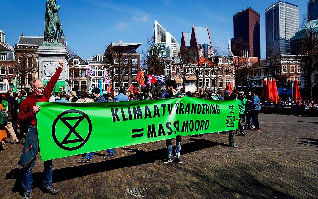 Klimaatprotest. beeld ANP