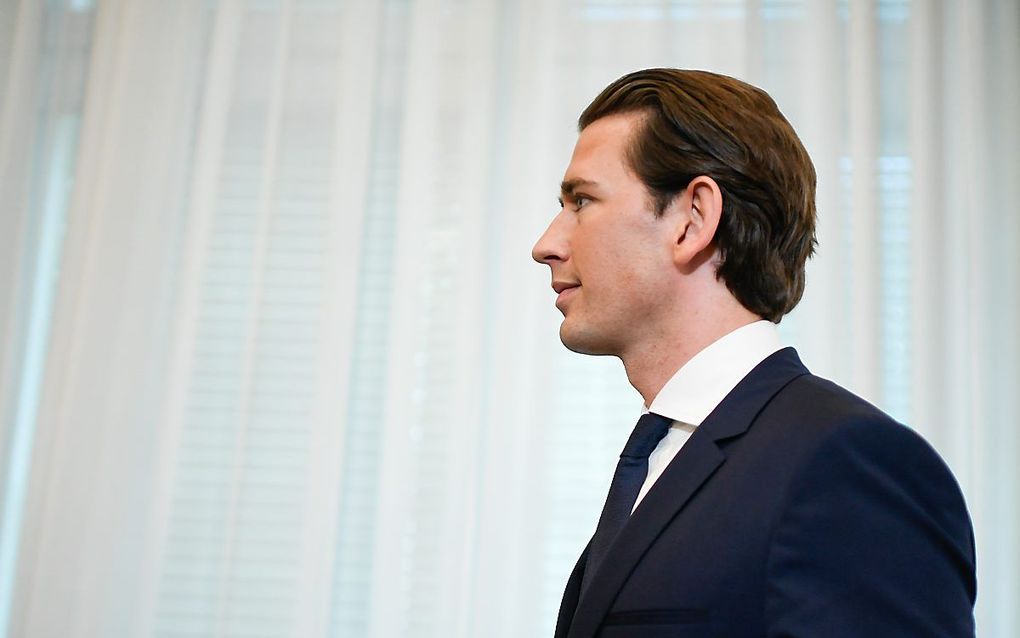 Bondskanselier Kurz van Oostenrijk. beeld EPA