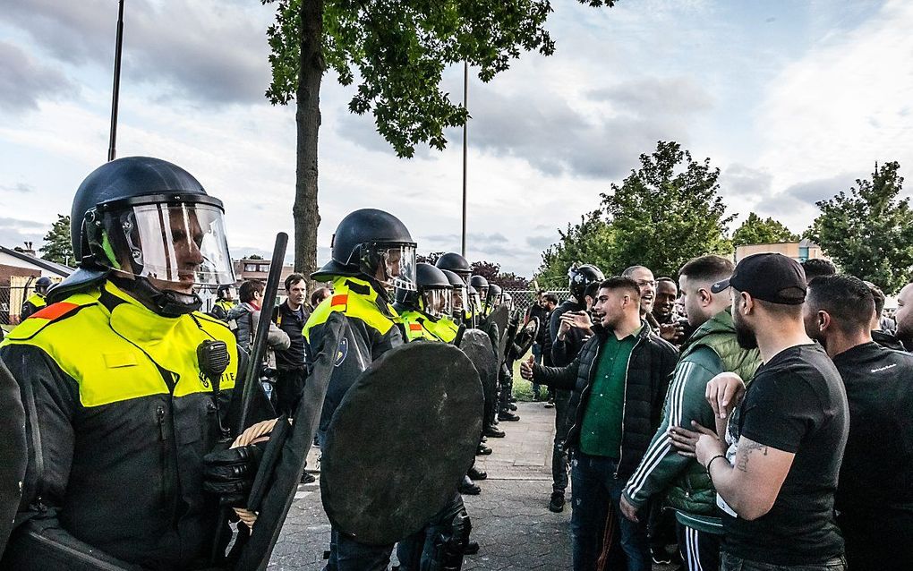 Betoging tegen Pegida. beeld ANP