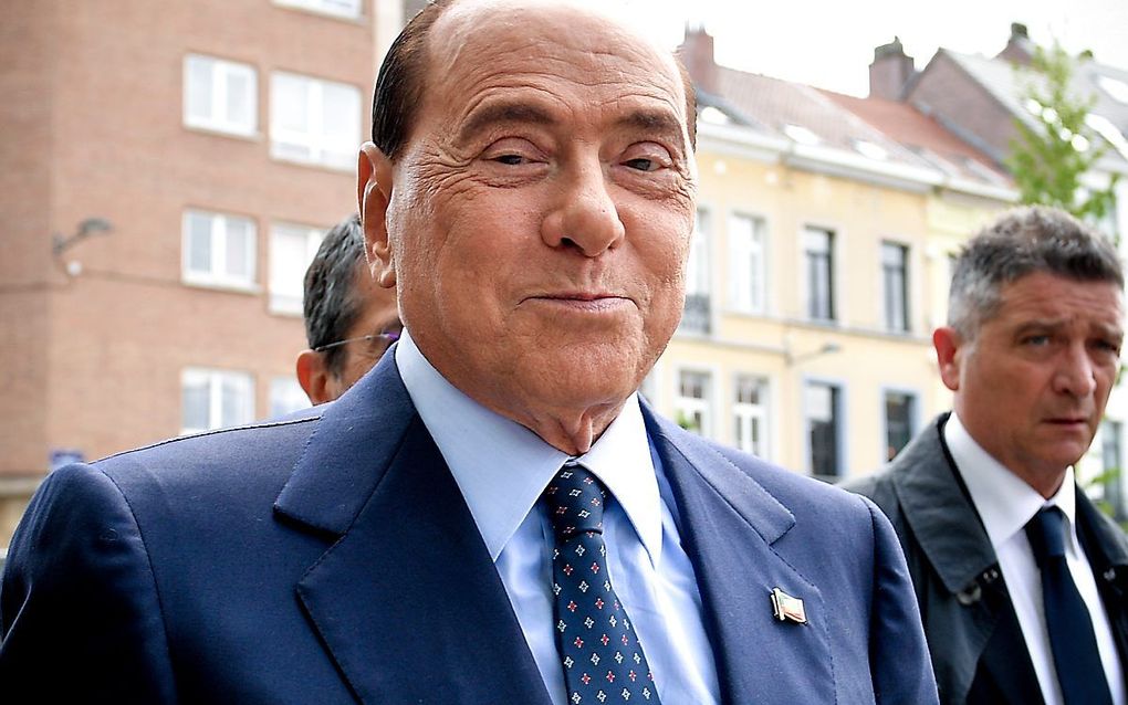 Mediamagnaat en oud-premier van Italië Silvio Berlusconi. beeld EPA