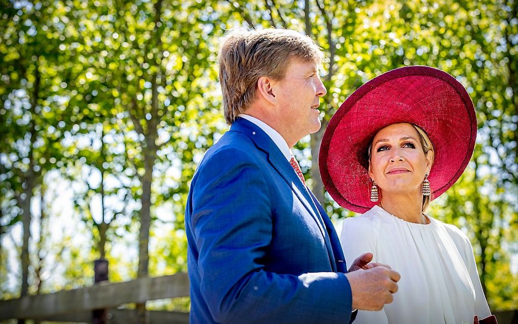 De koning in Opheusden. beeld ANP