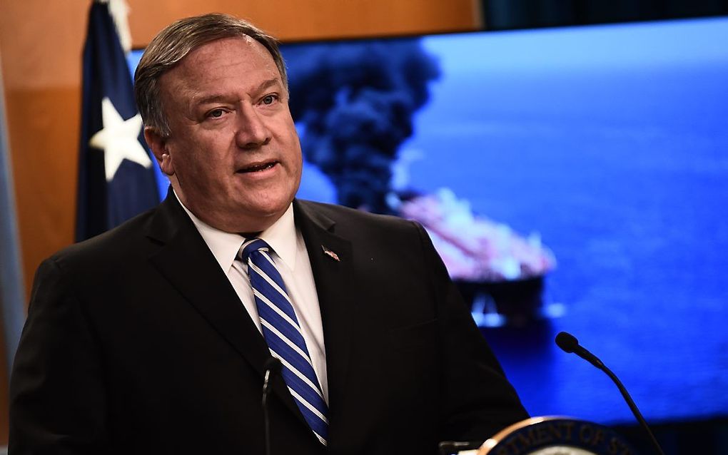 De Amerikaanse minister van Buitenlandse Zaken, Mike Pompeo, zei eerder dat de willekeurige aanvallen van Iran onderdeel zijn van een campagne om de spanningen in de regio te laten escaleren. beeld AFP