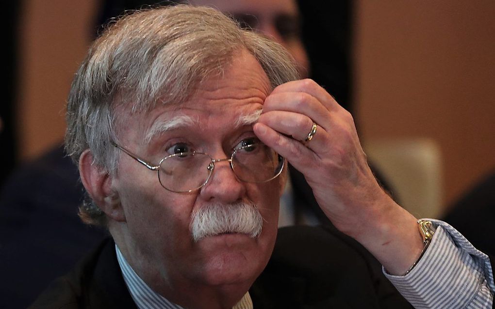 De Amerikaanse nationale veiligheidsadviseur John Bolton. beeld EPA