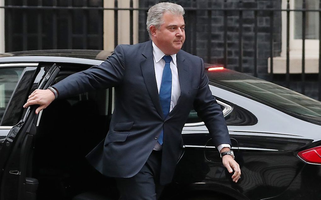 Brandon Lewis, de Britse onderminister van Binnenlandse Zaken. beeld AFP