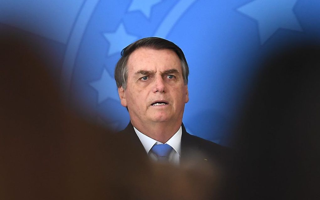 De Braziliaanse president Bolsonaro. beeld AFP