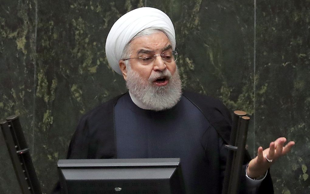 President van Iran Hassan Rohani. beeld EPA