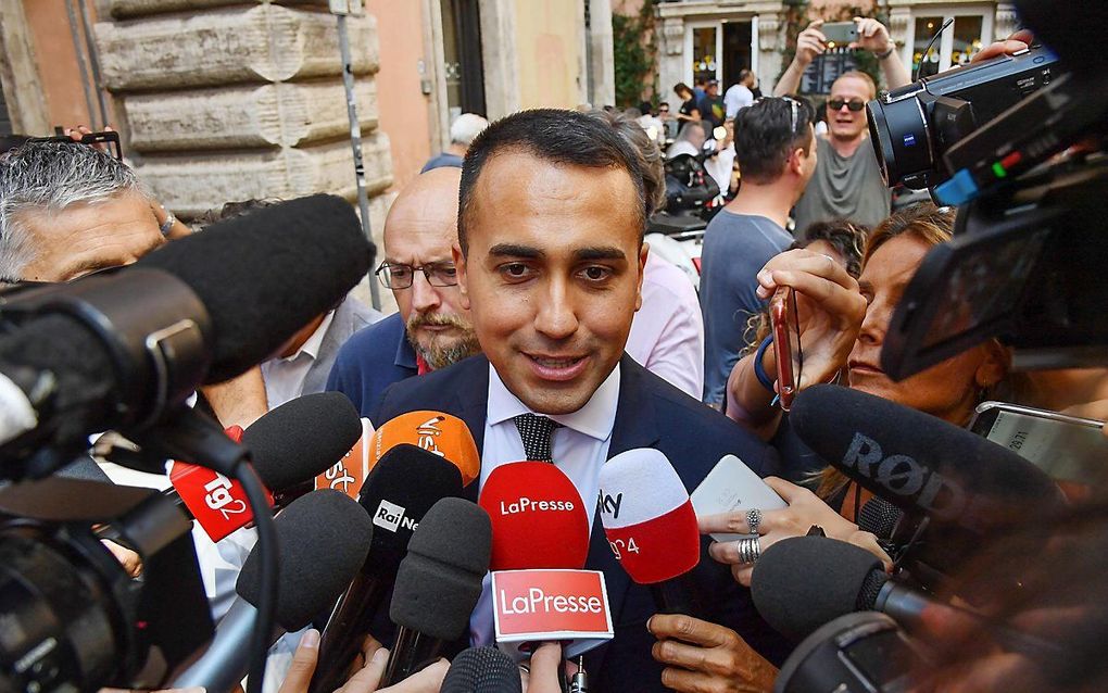 Luigi Di Maio, leider van de M5S. beeld EPA