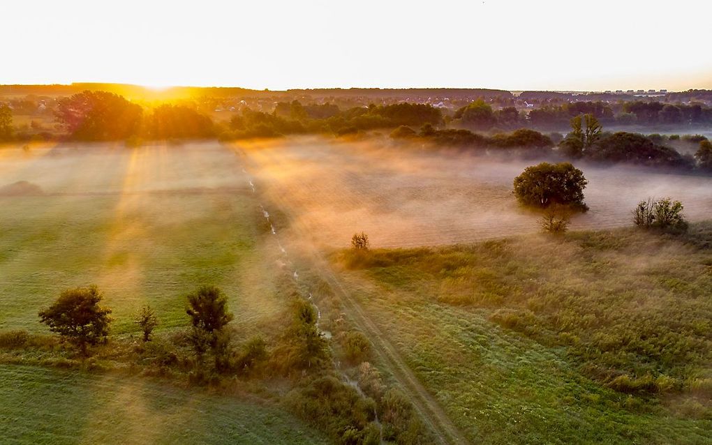 Zonsopkomst in Hongarije. beeld EPA