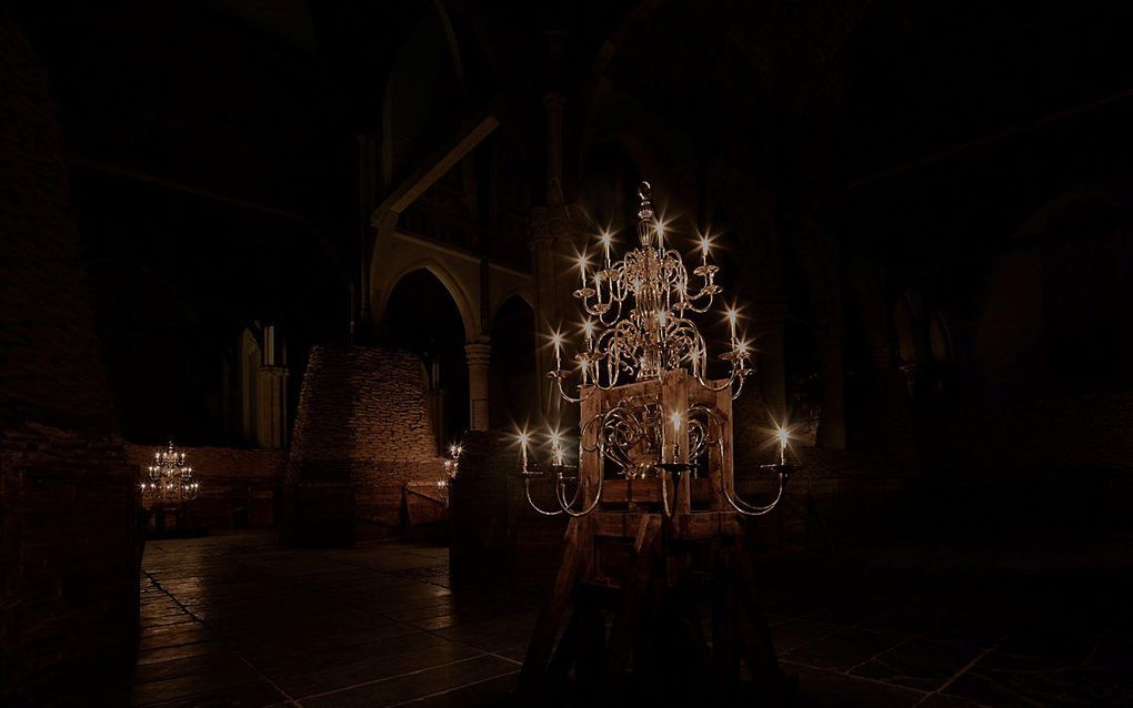 Het kunstproject van Adrián Villar Rojas in de Amsterdamse Oude Kerk. beeld Oude Kerk