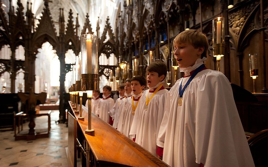 Choir of Winchester Cathedral. beeld Winchester Cathedral