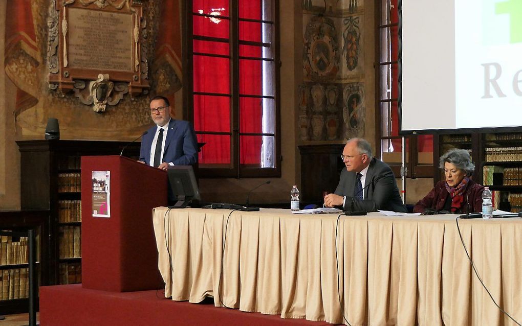 De conferentie van RefoRC, de academische afdeling van het platform Refo500, in 2019 in Bologna. beeld RD