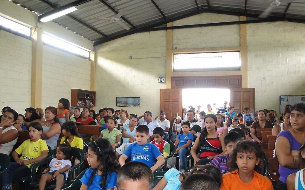 Een gemeente in Ecuador, zendingsland van de ZGG.           beeld Familie Knapen