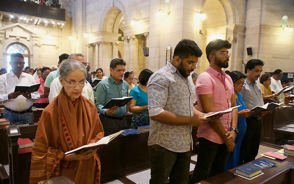 Christenen in India. beeld Saskia Konniger