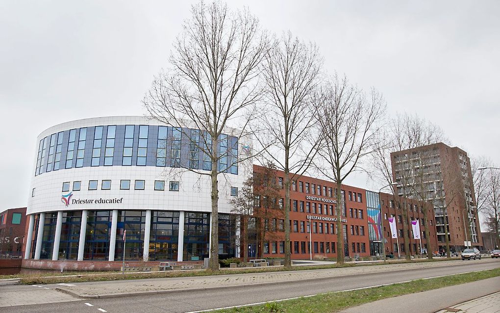 Het huidige gebouw van Driestar educatief in Gouda. beeld RD, Anton Dommerholt