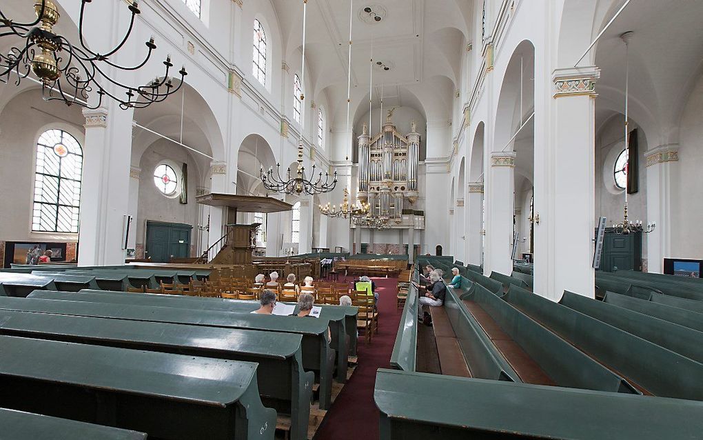 Interieur van de Grote Kerk in Gorinchem. beeld RD, Henk Visscher