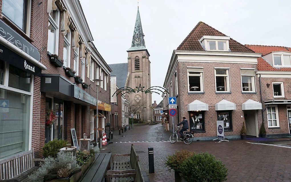 Genemuiden, met de hervormde kerk. beeld RD, Anton Dommerholt