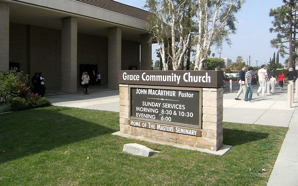 Het gebouw van Grace Community Church. beeld Wikimedia