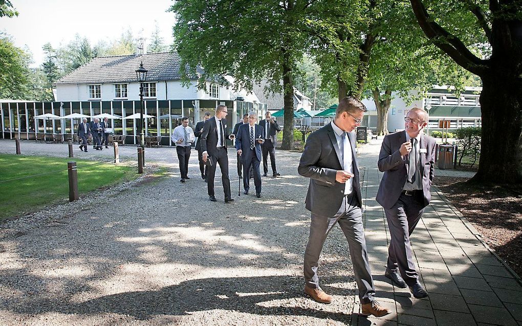 Predikanten bijeen op de Haamstedeconferentie 2017. beeld RD, Henk Visscher