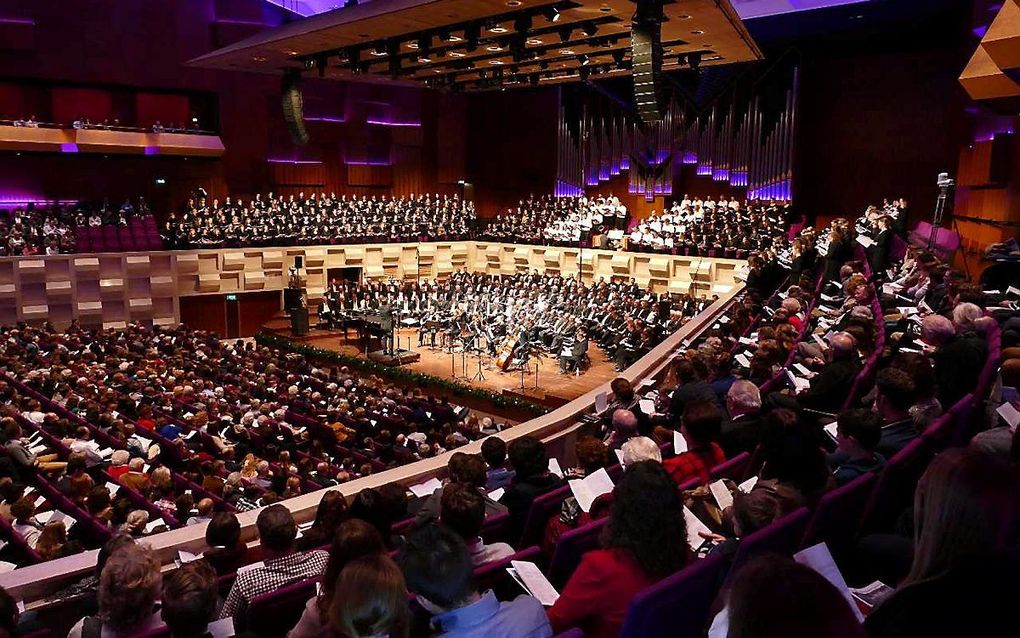 Concert van het Hollands Jongerenkoor in De Doelen. beeld Hollands Jongerenkoor