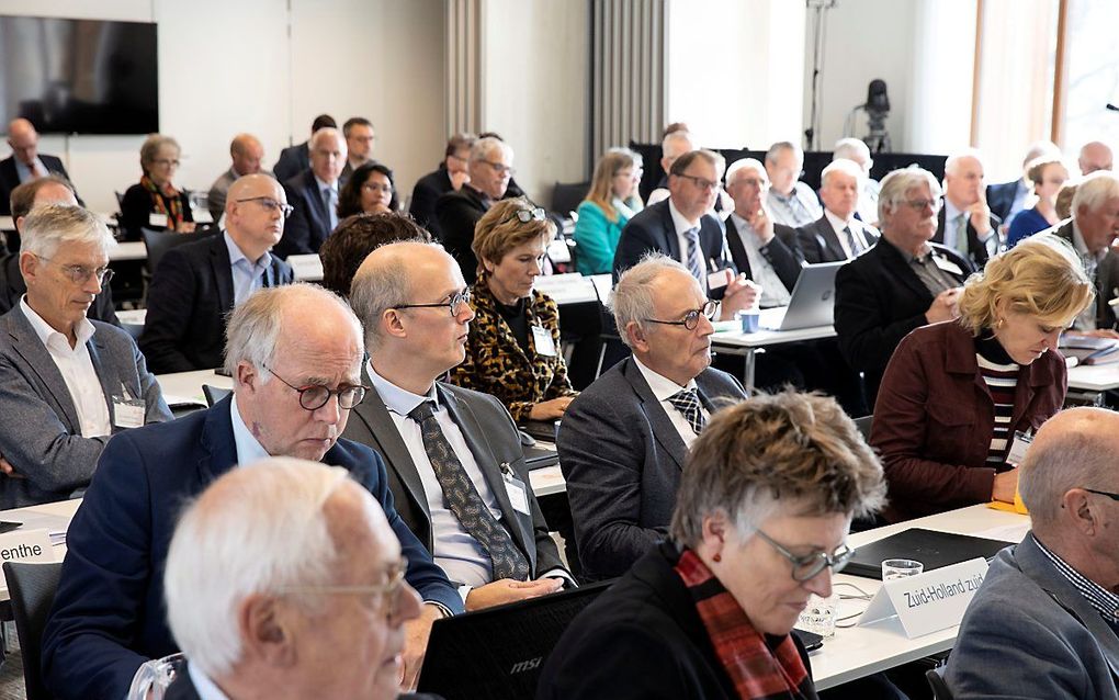 De generale synode van de Protestantse Kerk in Nederland in vergadering bijeen, november 2019. beeld RD, Anton Dommerholt