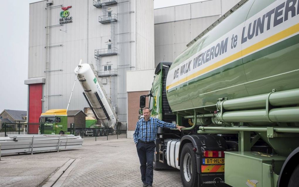 Directeur Bart Eggink van Coöperatie De Valk-Wekerom, die zijn 100-jarig bestaan viert. beeld Niek Stam