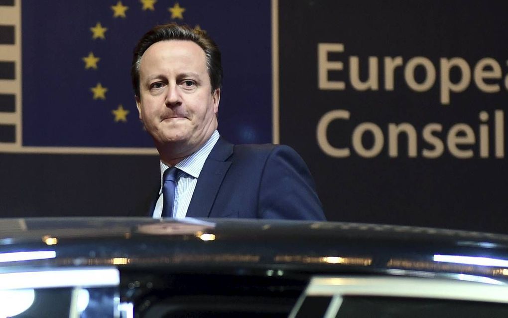 Premier Cameron. beeld AFP, THIERRY CHARLIER