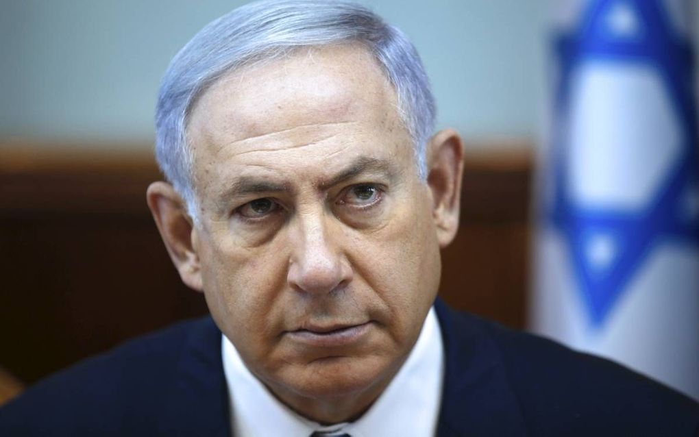 Netanyahu. beeld AFP, Ronen Zvulun