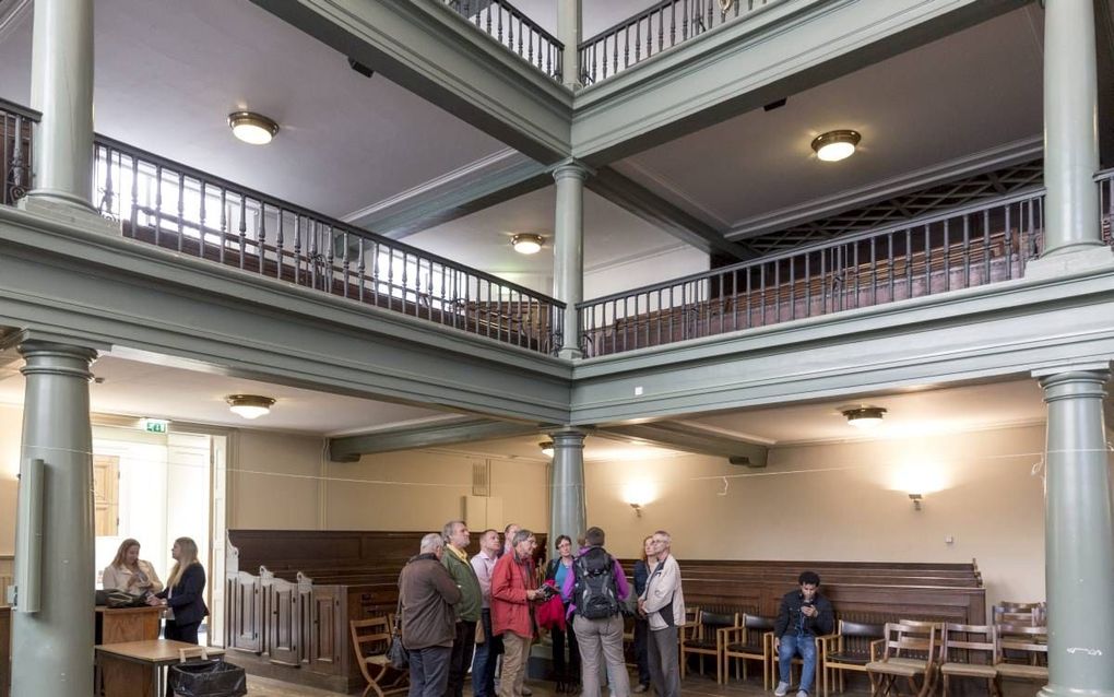 Een van de doopsgezinde schuilkerken in Amsterdam. beeld Sjaak Verboom