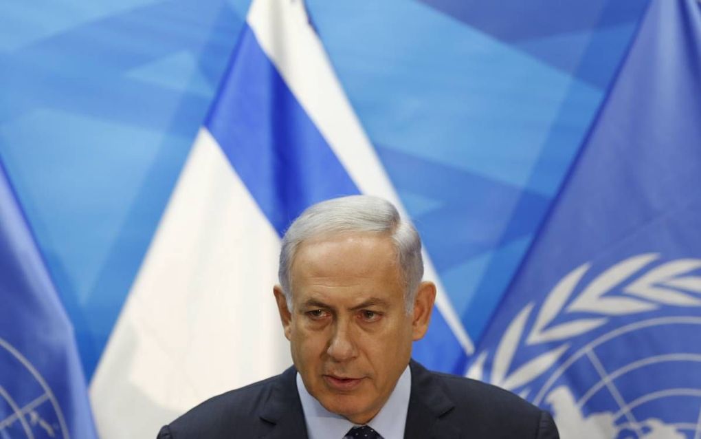 Netanyahu. beeld AFP, Ronen Zvulun