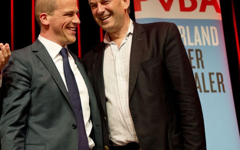 PvdA-leider Samsom (links) en Cohen. Foto ANP