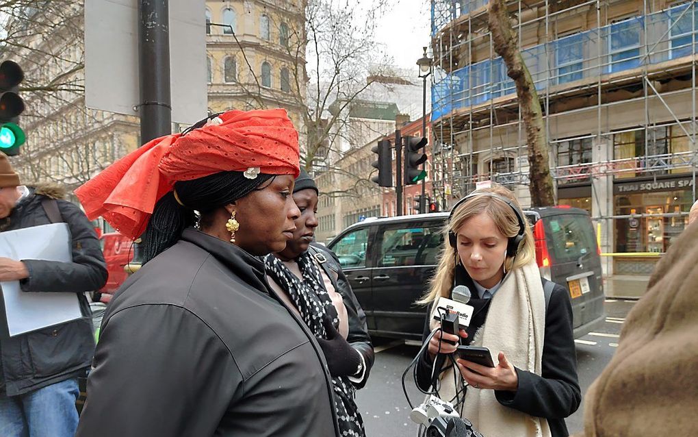 ”Twee jaar gevangen." Rebecca, moeder van de door Boko Haram ontvoerde Leah Sharibu. beeld Christian Solidarity Worldwide (CSW)