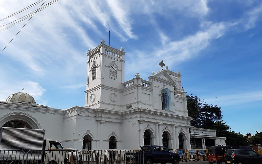 De Antoniuskerk in Colombo, hoofdstad van Sri Lanka. beeld Wietse Tolsma