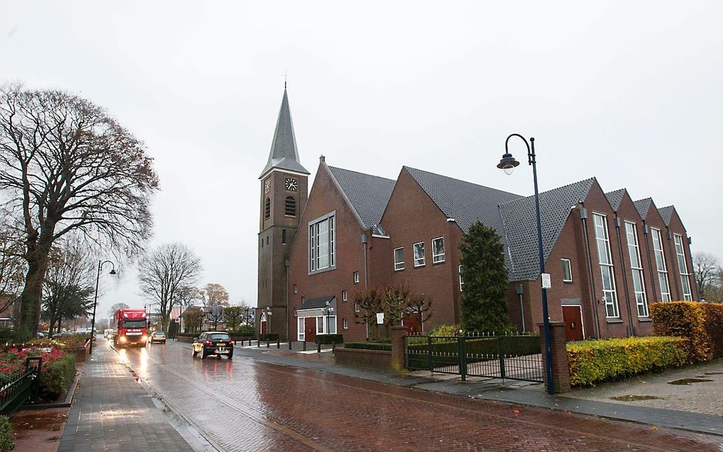 Het kerkgebouw van de hersteld hervormde gemeente te Staphorst. beeld RD, Anton Dommerholt