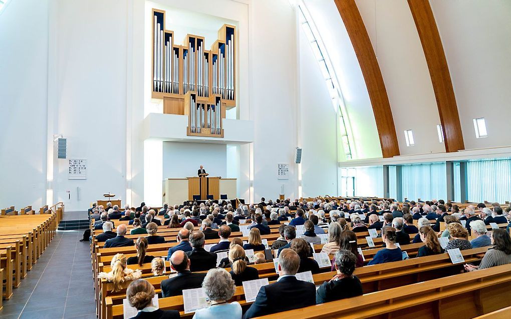 Eerdere themabijeenkomst van het deputaatschap voor Israël (2019). beeld Cees van der Wal