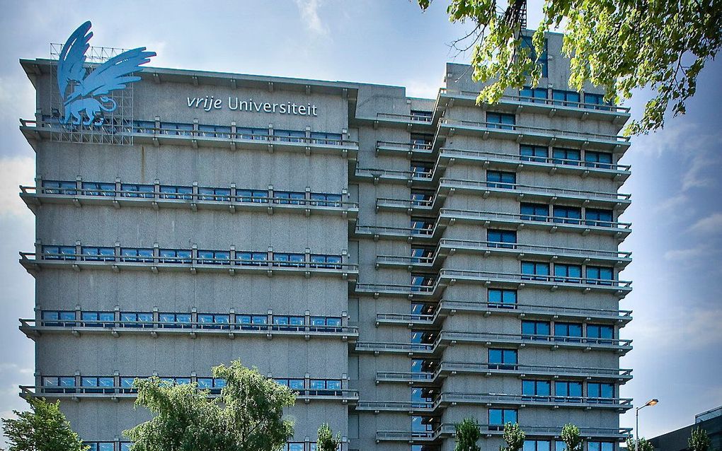 Gebouw van de Vrije Universiteit Amsterdam, waar ook het Hersteld Hervormd Seminarium is gevestigd. beeld RD, Henk Visscher