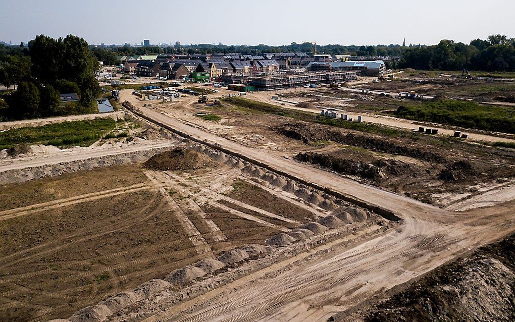 Woonwijk in aanbouw in Vleuten, provincie Utrecht. beeld ANP, Sem van der Wal.