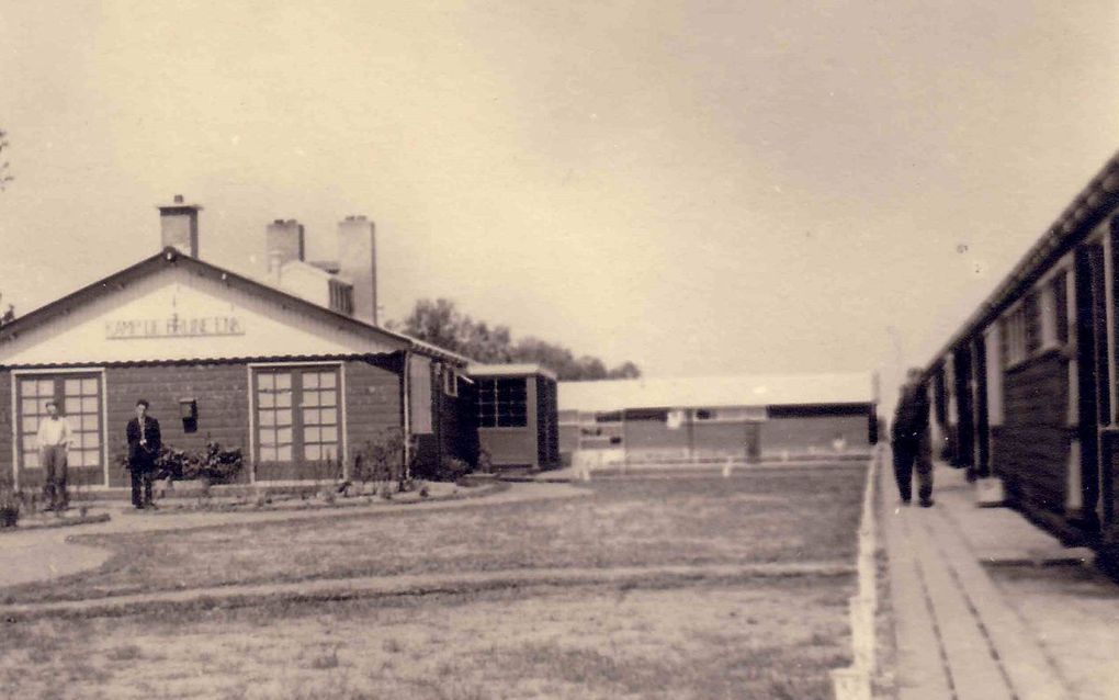 De barakken van het voormalige Joodse werkkamp in Nunspeet. beeld collectie Nuwenspete