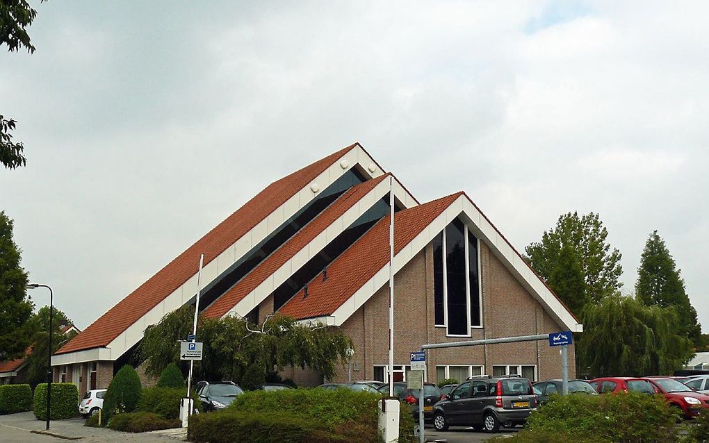 Kerkgebouw van de gereformeerde gemeente in Nederland (Gerbrandyweg). beeld Reliwiki