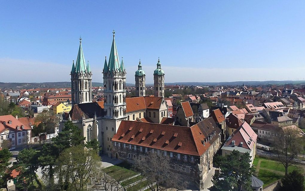 De dom van Naumburg, in de Duitse deelstaat Saksen-Anhalt. beeld EPD-Bild Steffen Schellhorn